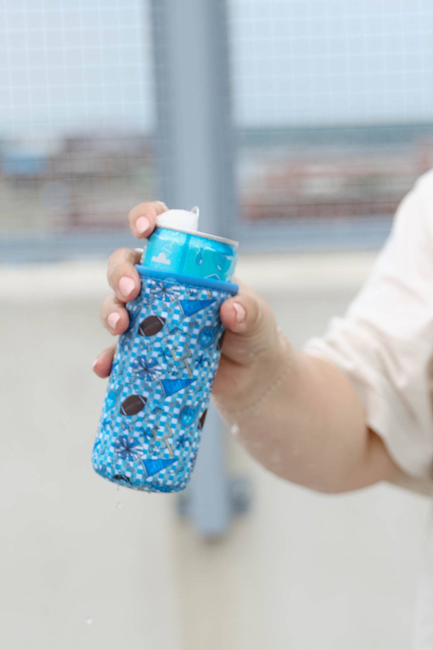 12 oz Drink Sleeve- Grit Football