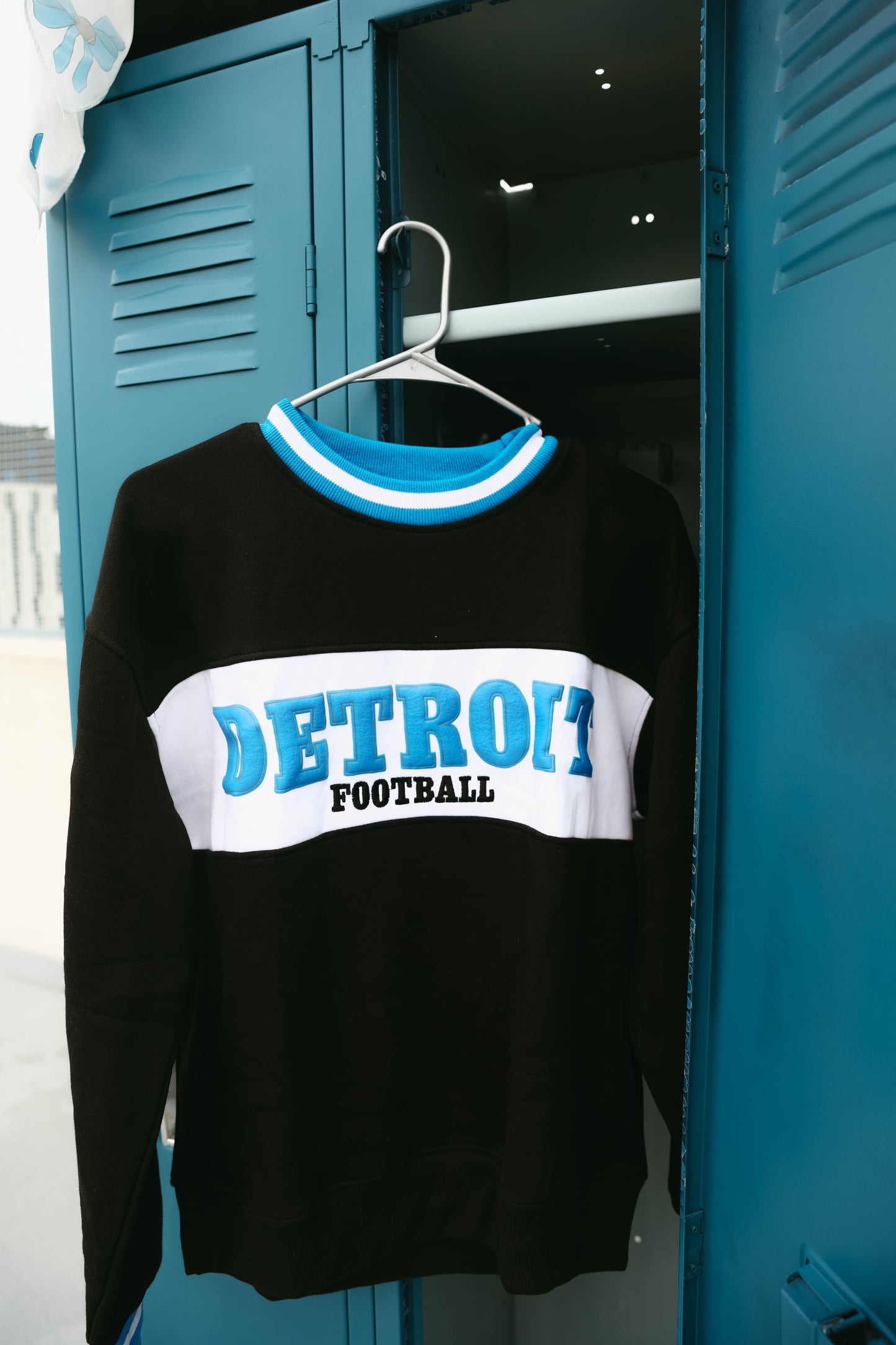Detroit Colorblock Crewneck
