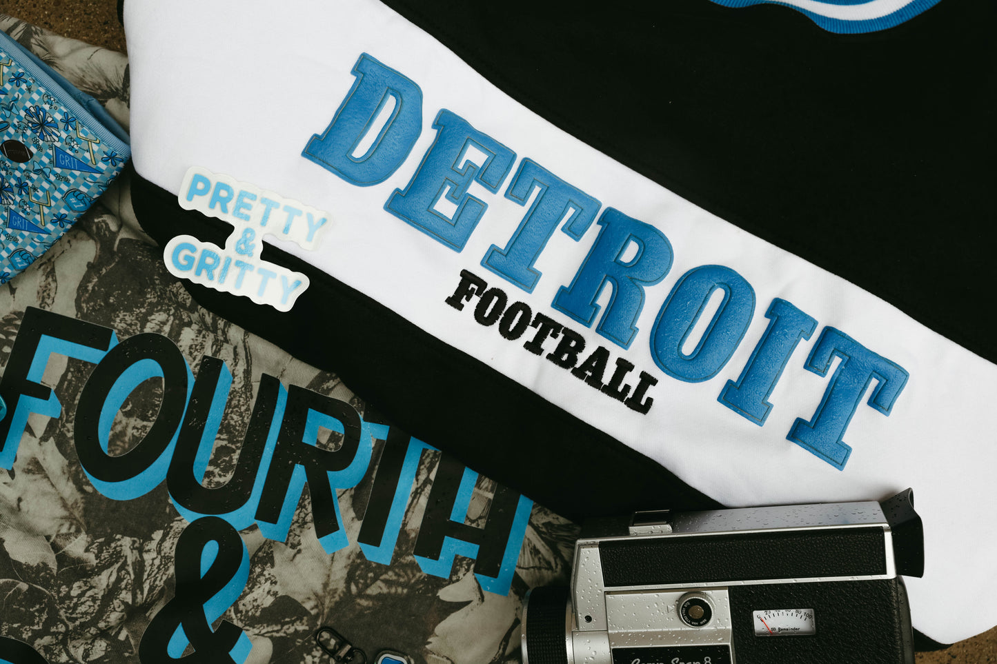 Detroit Colorblock Crewneck