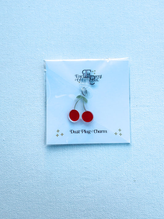 Cherry Dust Plug Charm