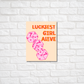 Lucky girl sticker