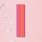 Sunset Stripe Scalloped Bookmark
