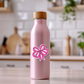 Pink bow sticker